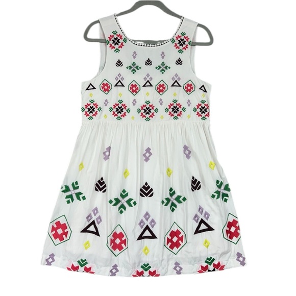 Anthropologie Dresses & Skirts - Anthropologie Dolly Embroidered Boho Mini Dress Sz M